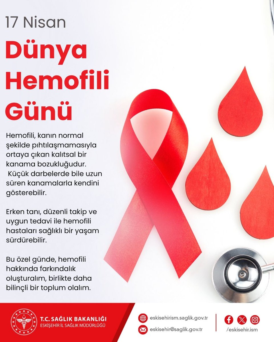 Eskişehir'de Hemofili Farkındalık Yüksek; Erken Tanı Hayat Kurtarıyor