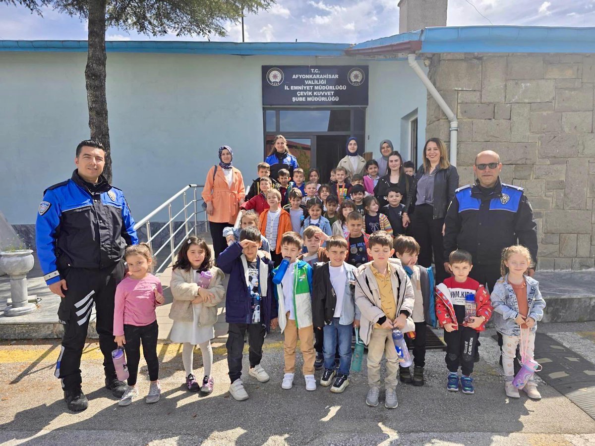 Afyonkarahisar Emniyeti, Anaokulu Öğrencilerine Polislik ve Güvenlik Bilgileri Verdi
