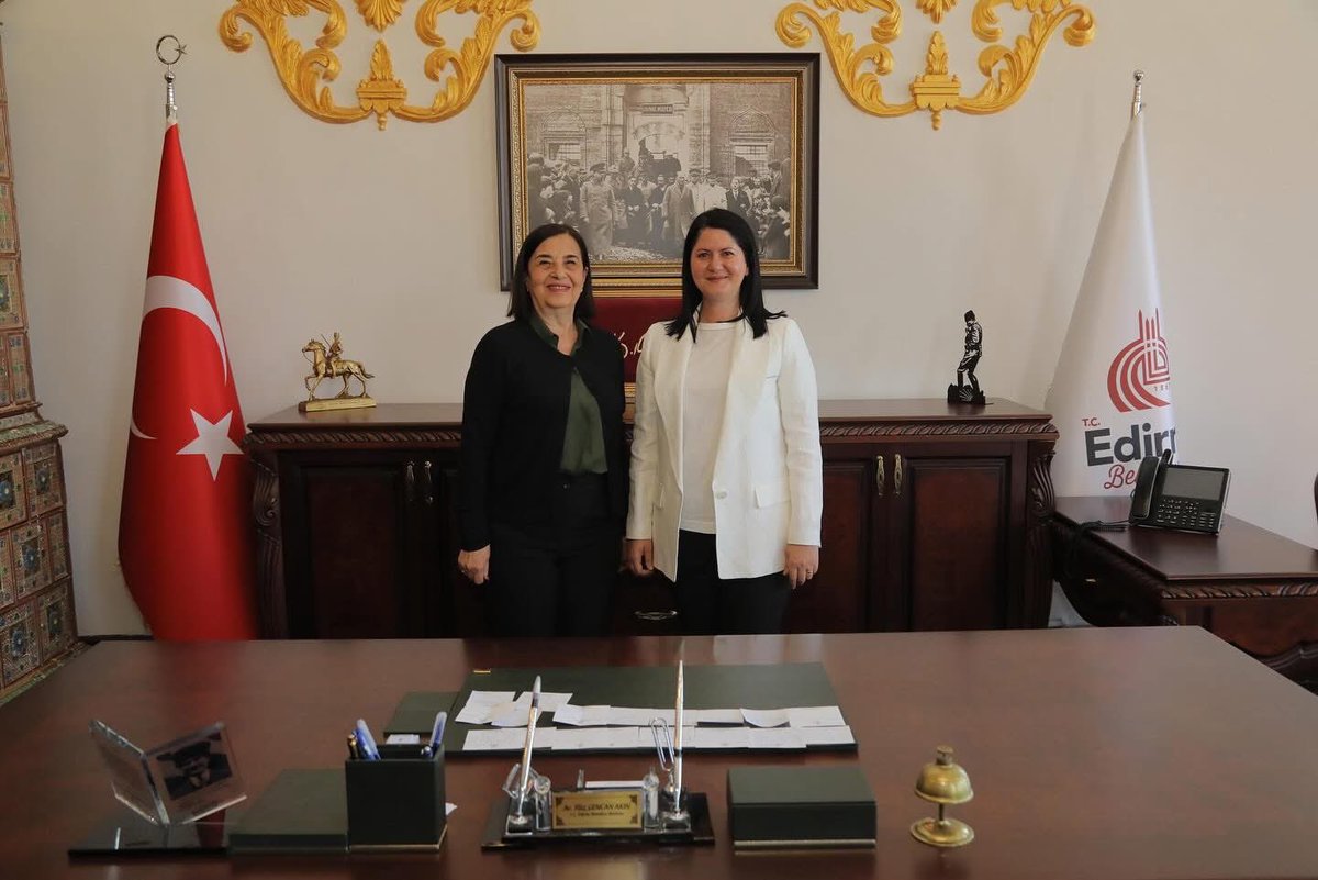 CHP Eskişehir Milletvekili Süllü, Edirne Belediye Başkanı Akın'ı Ziyaret Etti