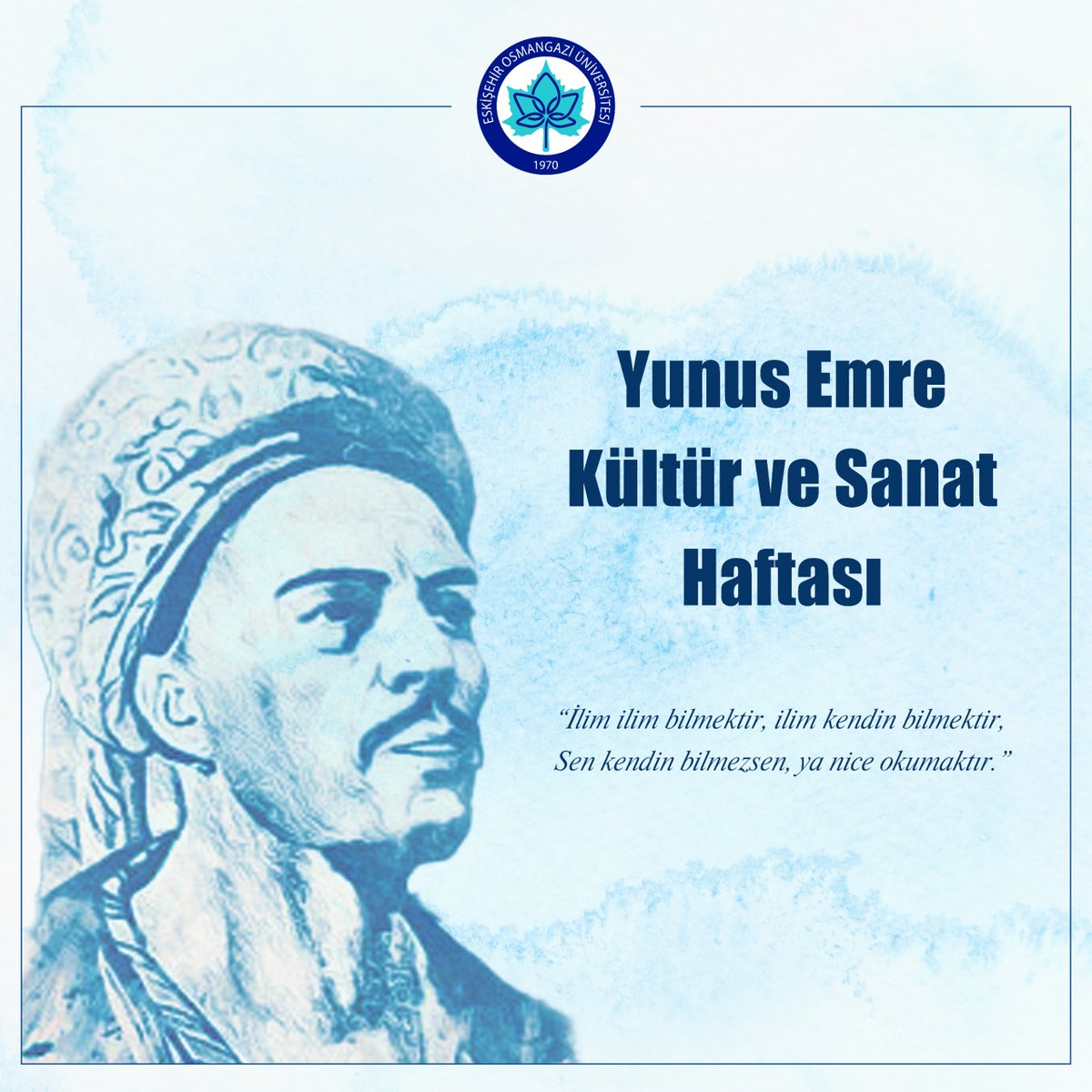 Eskişehir Osmangazi Üniversitesi, Yunus Emre'yi Anma Etkinliği Düzenledi