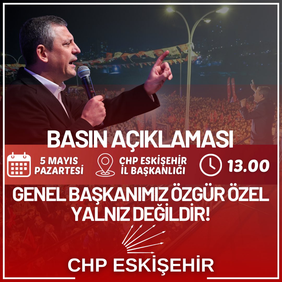 CHP Genel Başkanı Özgür Özel'e Yönelik Saldırı Kınandı, Basın Açıklaması Düzenlenecek