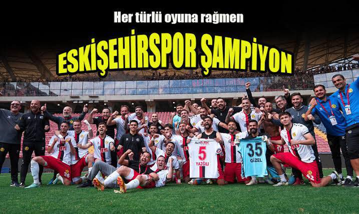 Eskişehirspor, Bölgesel Amatör Lig'den 3. Lig'e Yükseldi