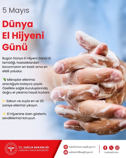 Eskişehir'de Dünya El Hijyeni Günü Etkinlikleri ve Bilgilendirme Çalışmaları