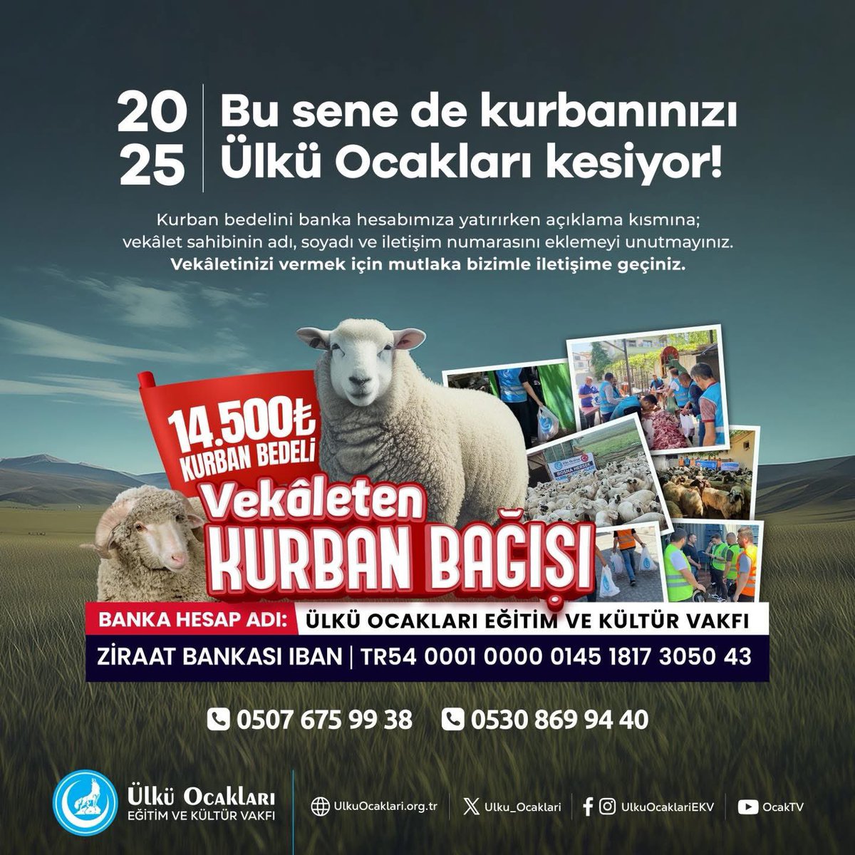 MHP Eskişehir İl Başkanlığı, Kurban Bağışları Topluyor