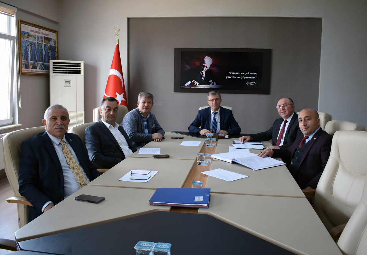 Afyonkarahisar İl Özel İdaresi Encümeni Toplantı Etti