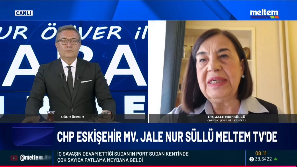 CHP'li Süllü, Meltem TV'de Uğur Önver'in Programında Gündemi Değerlendirdi