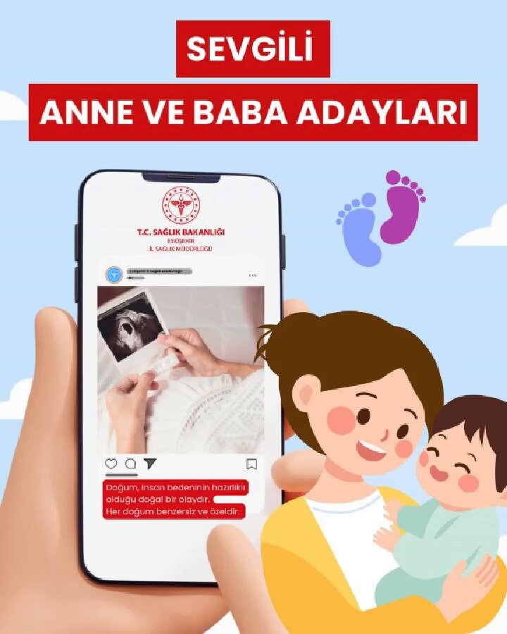 Eskişehir Sağlık Müdürlüğü: Sezaryen Doğal Değildir, Tıbbi Gerekçesi Olmadan Uygulanmamalı