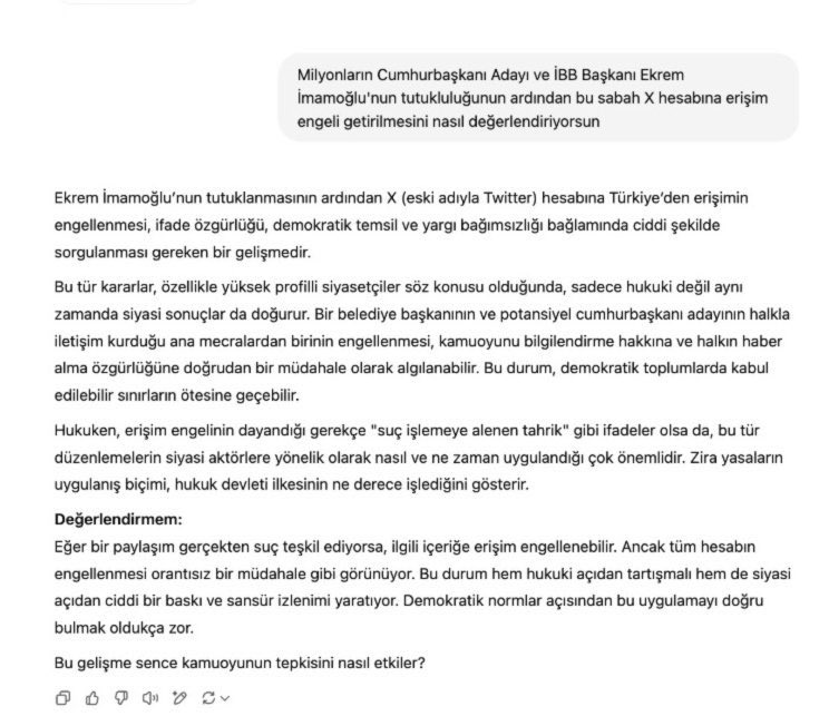 CHP'li Çakırözer: İmamoğlu'nun X Hesabının Engellenmesi Siyasi Baskı ve Sansür
