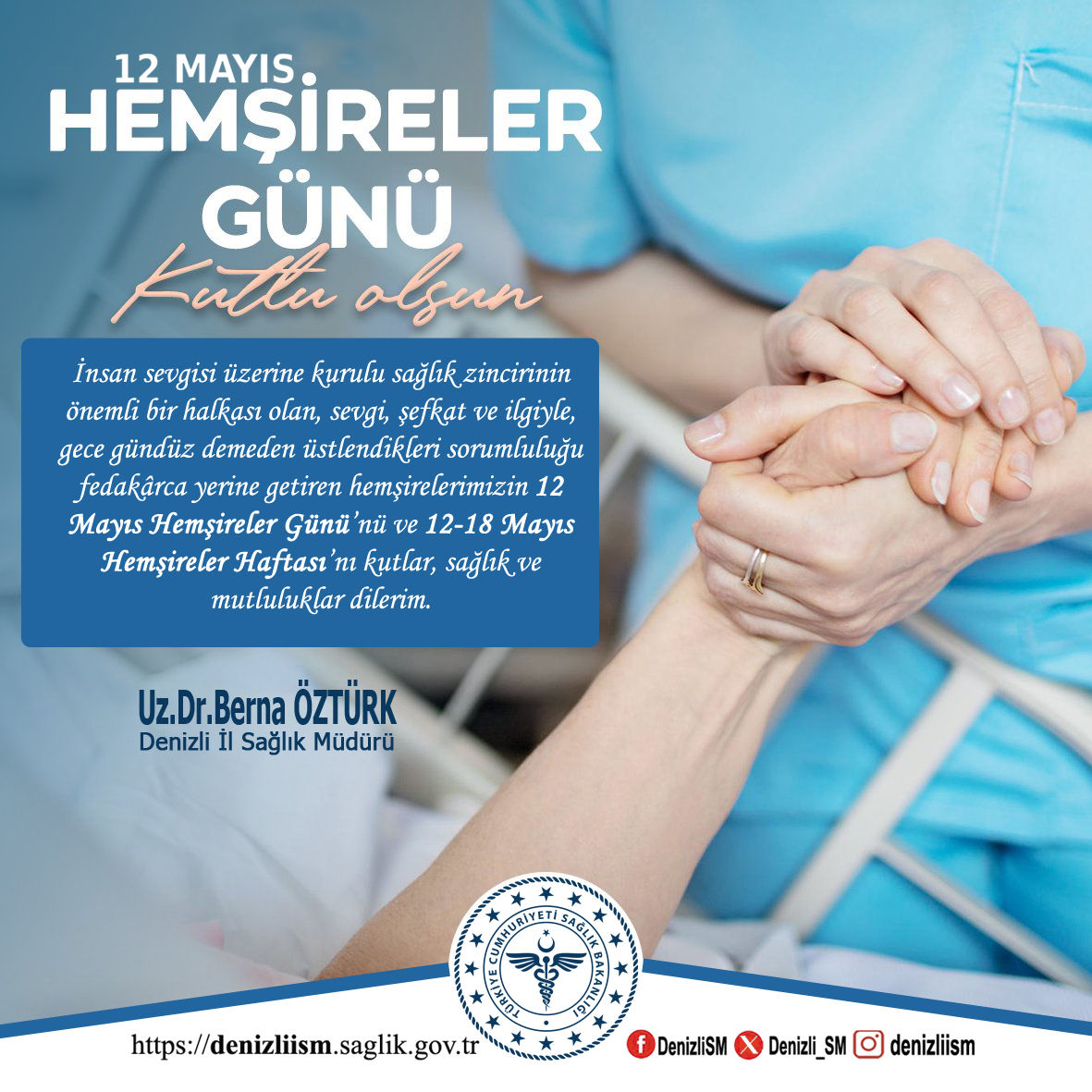 Denizli'de Hemşireler Günü ve Haftası Kutlandı