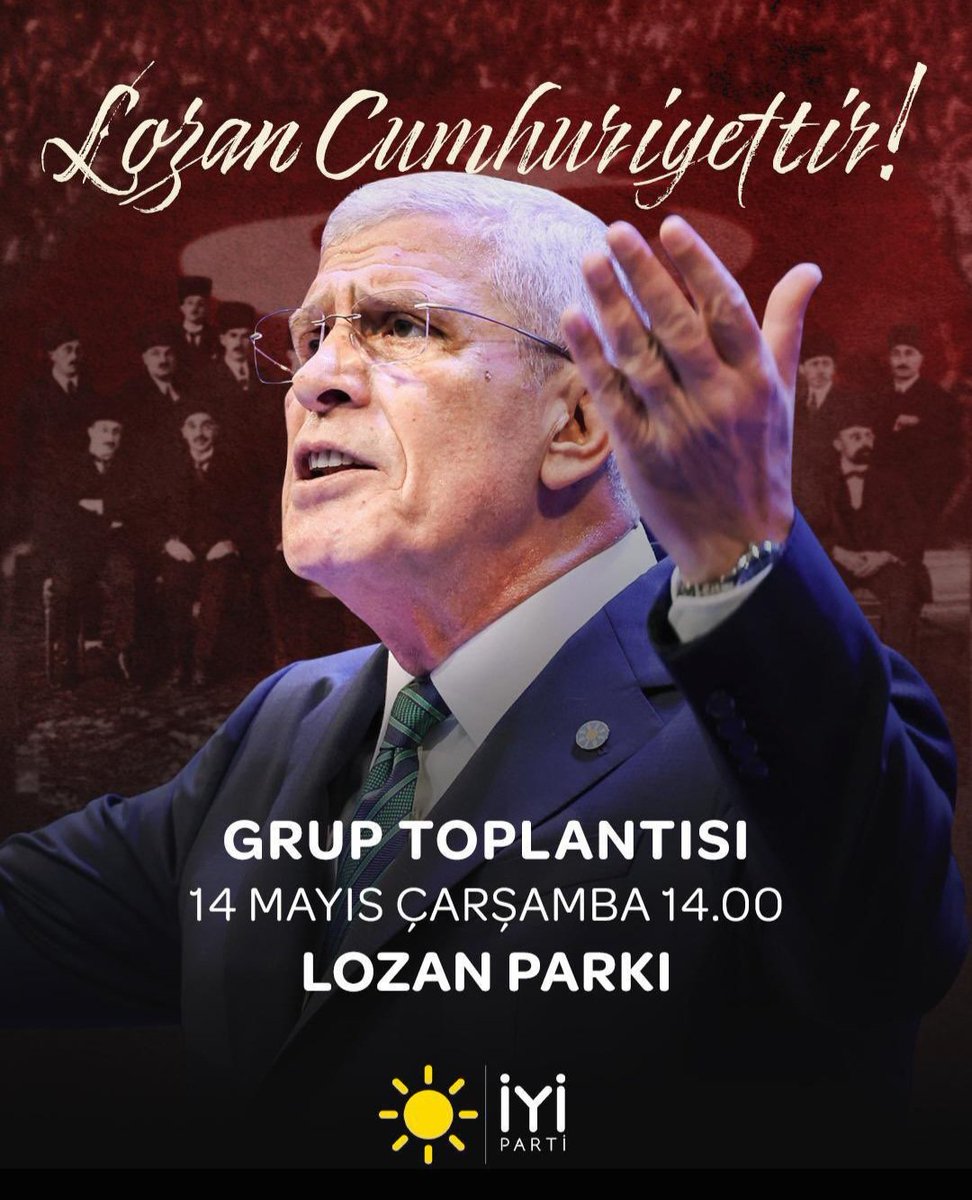 İyi Parti, Lozan Parkı'nda Türkiye Cumhuriyeti'ne Yönelik Kalkışmayı Protesto Eyleminde Bulunacak