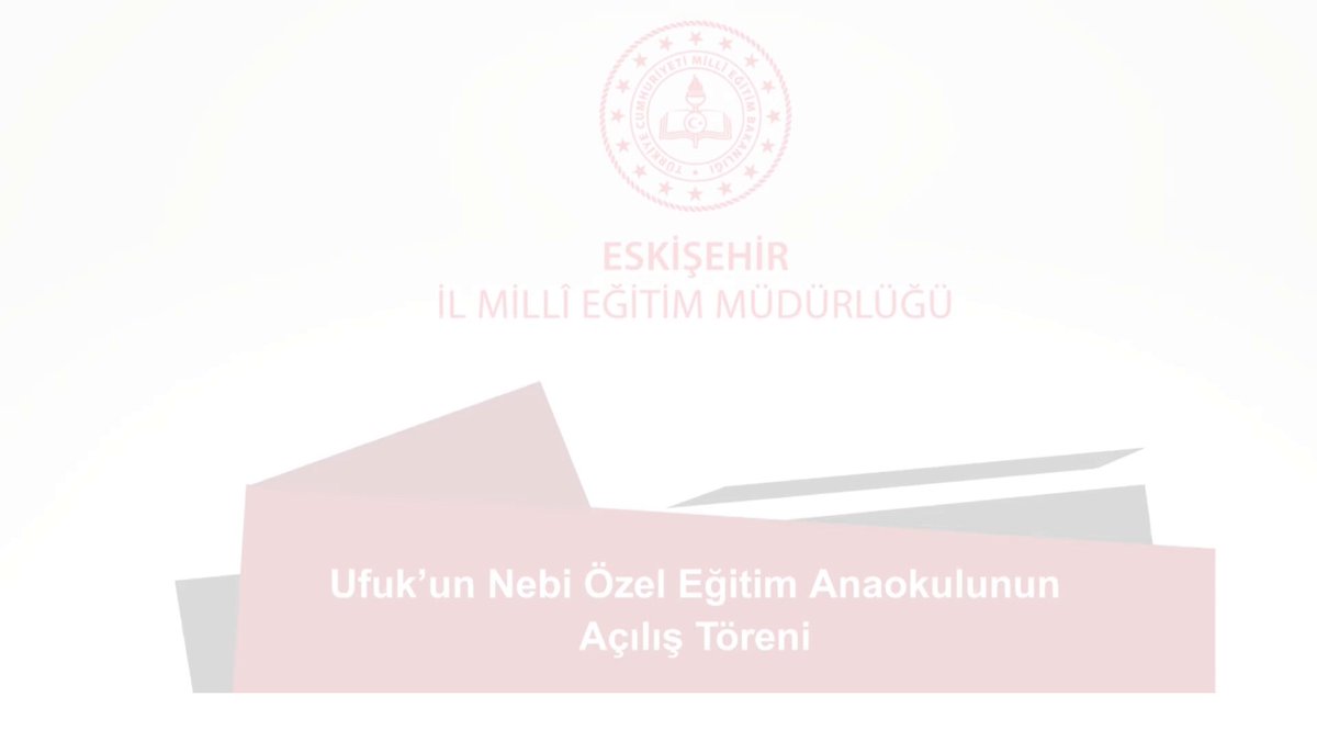 Eskişehir'de Hayırsever Desteğiyle Özel Eğitim Anaokulu Açıldı