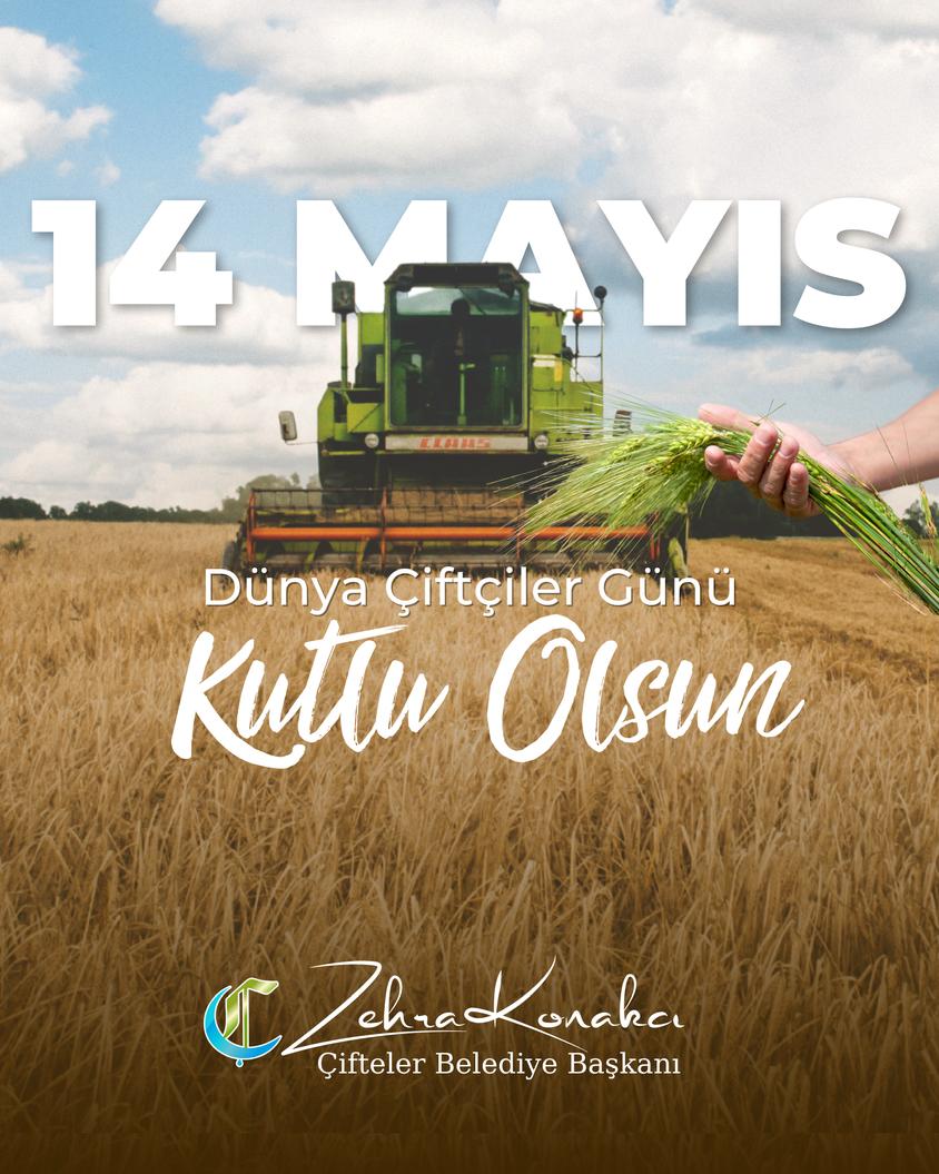 Eskişehir Çifteler Belediyesi, 14 Mayıs Dünya Çiftçiler Günü'nü Kutladı