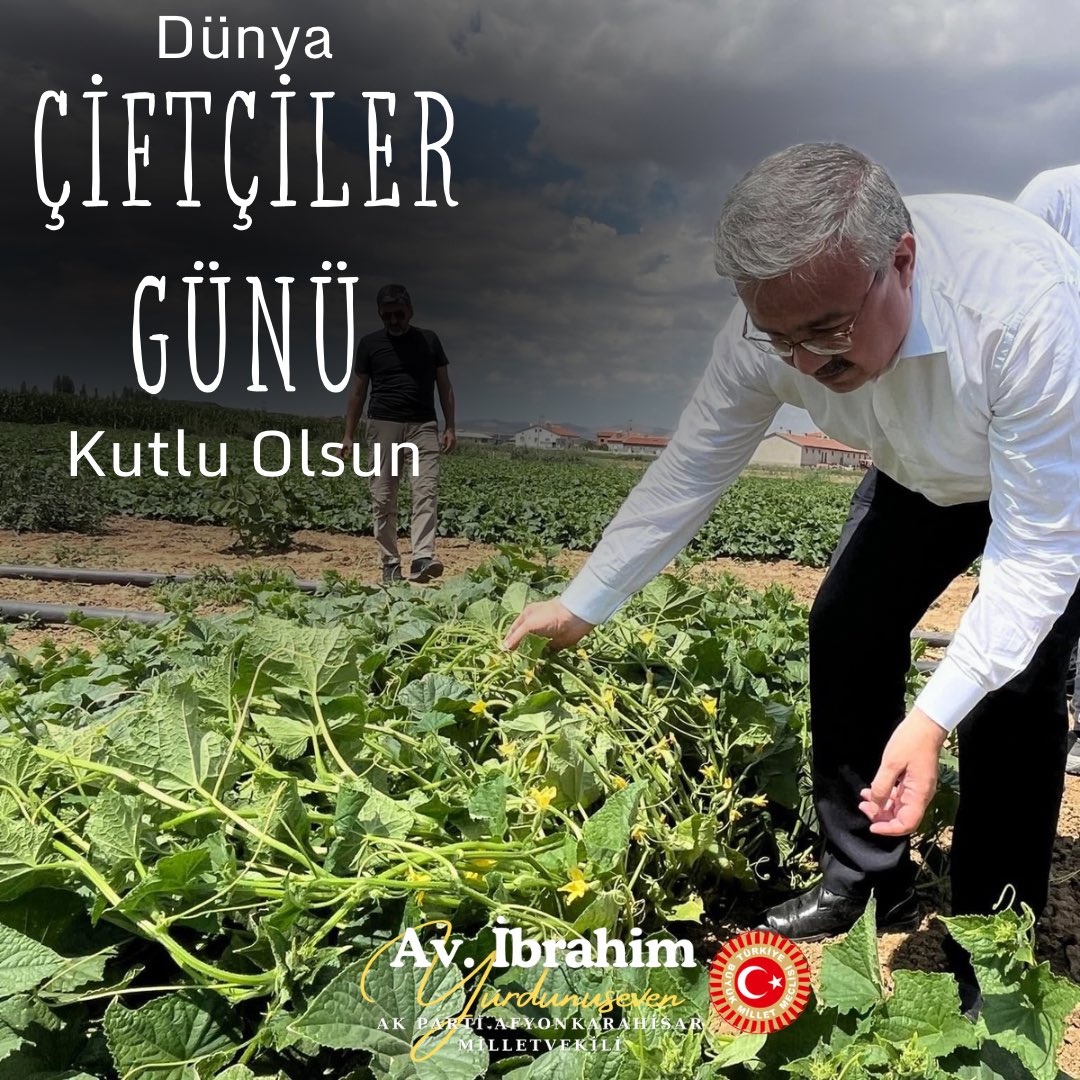 Avukat İbrahim Yurdunuseven'den Çiftçiler Günü Kutlaması ve Tarımsal Destek Vurgusu