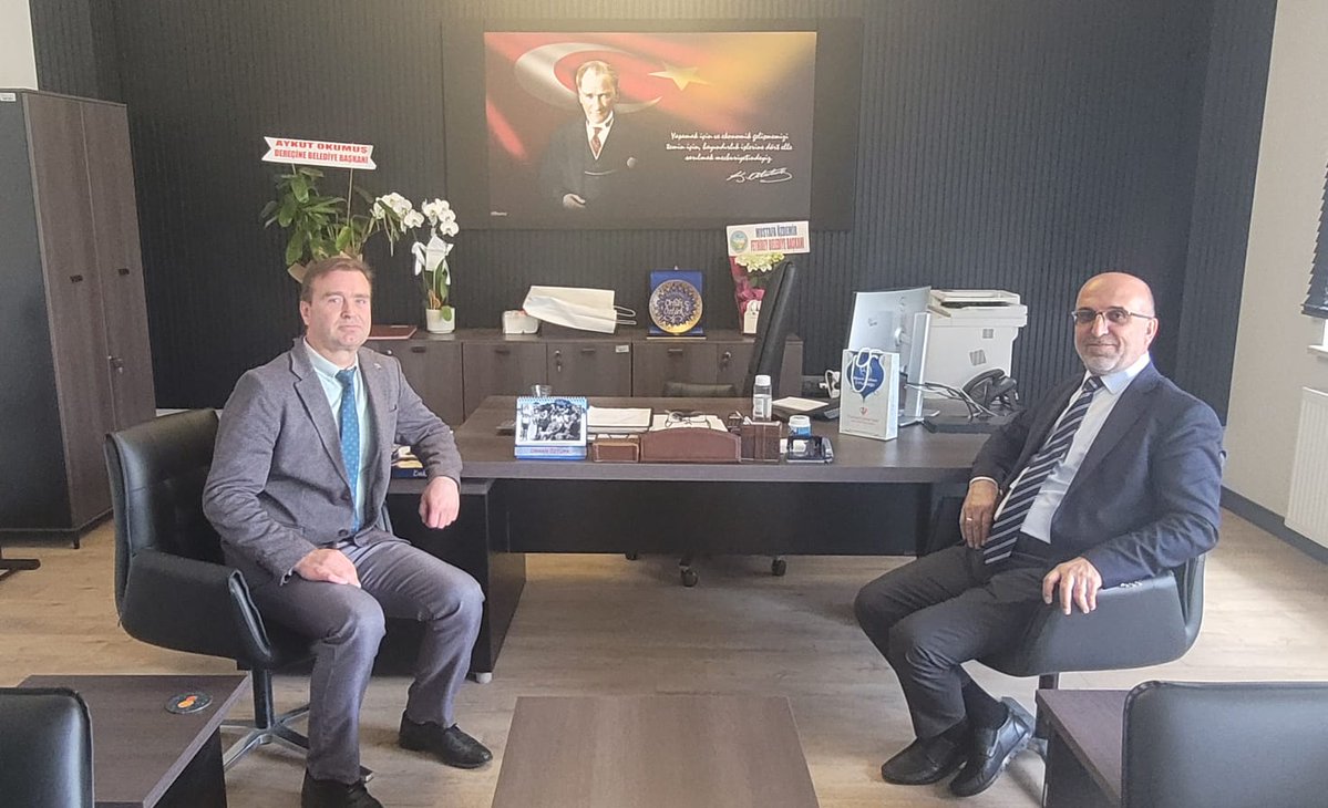 Afyonkarahisar İl Müftüsü, İl Milli Emlak Müdürü'nü Ziyaret Etti