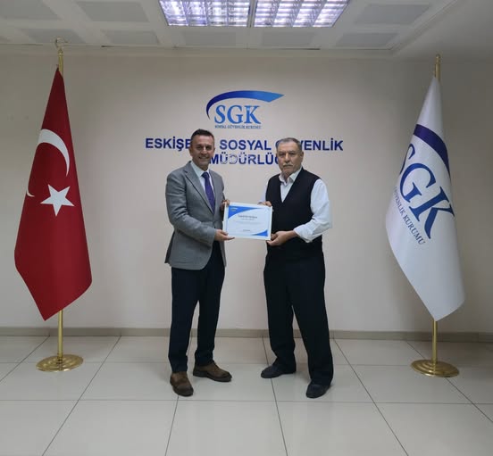 Eskişehir SGK İl Müdürlüğü'nde Emeklilik Töreni