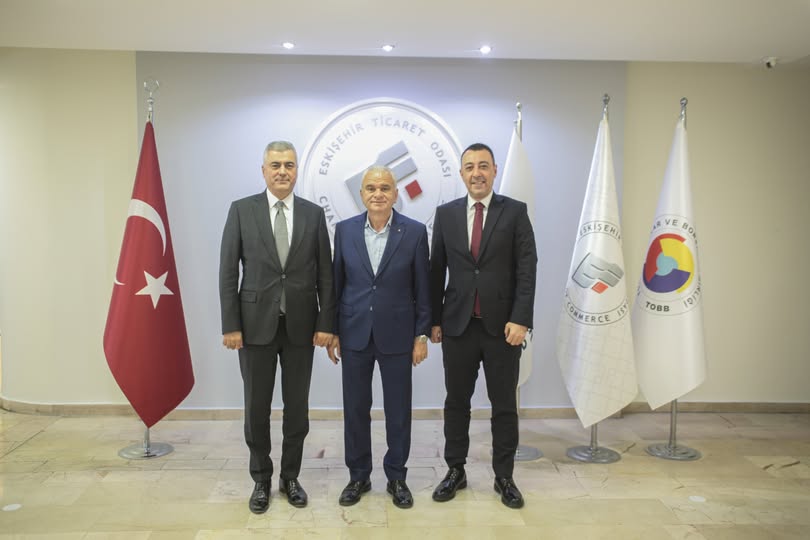 VakıfBank Bölge ve Şube Müdürleri ETO Başkanı Güler'i Ziyaret Etti