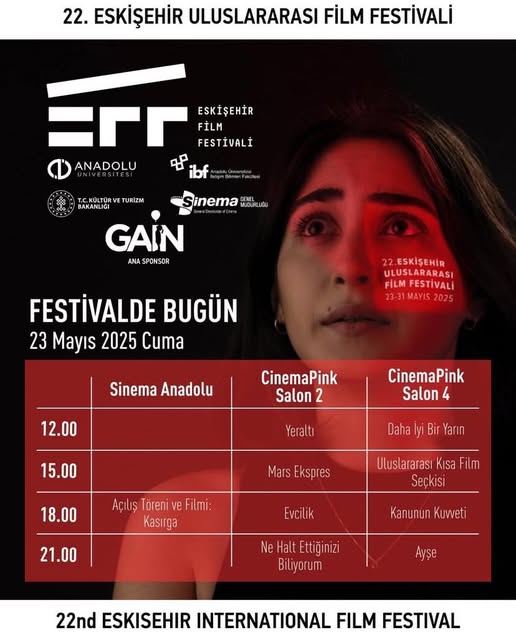 22. Eskişehir Uluslararası Film Festivali Kapsamında İlk Gün Etkinlikleri Başladı