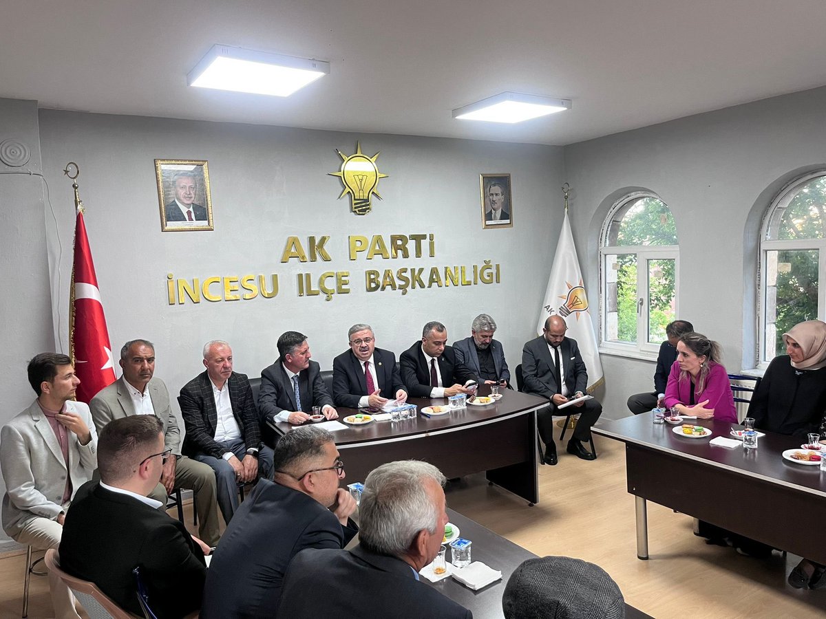 AK Parti Kayseri İl Başkanı Yurdanuseven, İncesu İlçe Teşkilatıyla İstişare Toplantısı Düzenledi