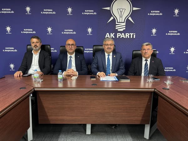 AK Parti Milletvekili Yurdunuseven, Kayseri Teşkilatlarıyla İstişare Toplantısı Gerçekleştirdi