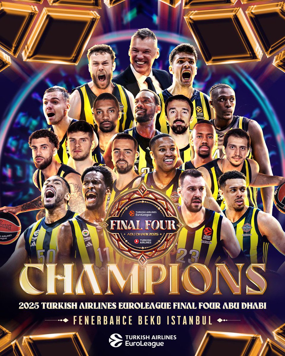 Fenerbahçe Beko Euroleague Şampiyonu Oldu