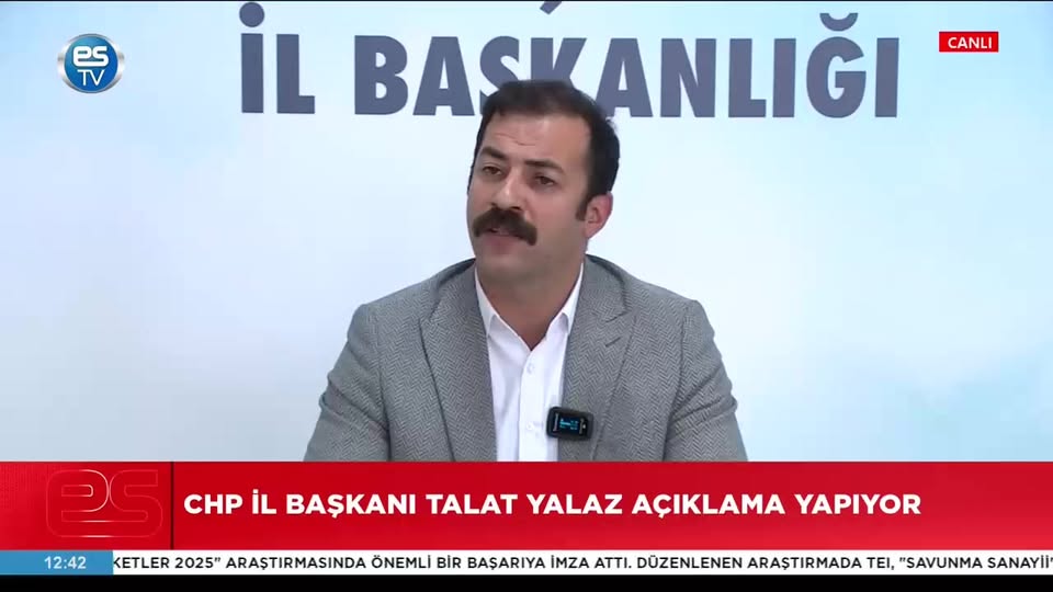 CHP Eskişehir İl Başkanı Yalaz: 
