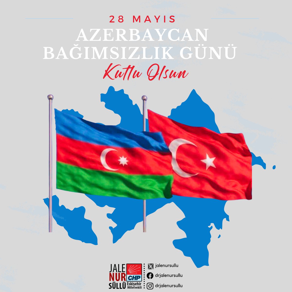 CHP'li Vekil Süllü'den Azerbaycan'ın Kuruluş Yıldönümü Mesajı