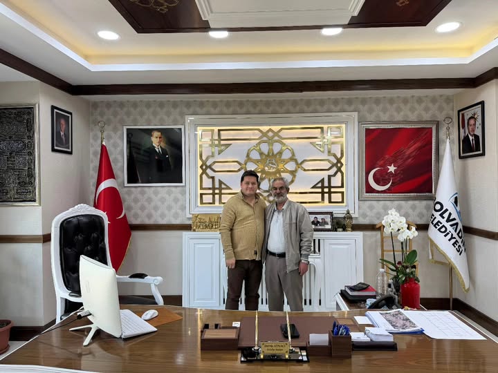 Afyonkarahisar Bolvadin Belediyesi Başkan AYNACI, Öğretmen Süleyman SEYREK'i Ağırladı