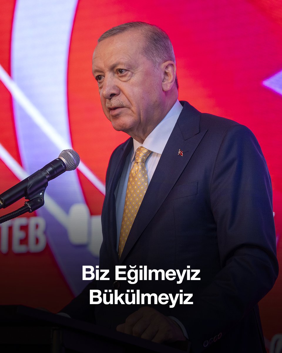 Cumhurbaşkanı Erdoğan: Türkiye Zulme Rıza Göstermeyecek