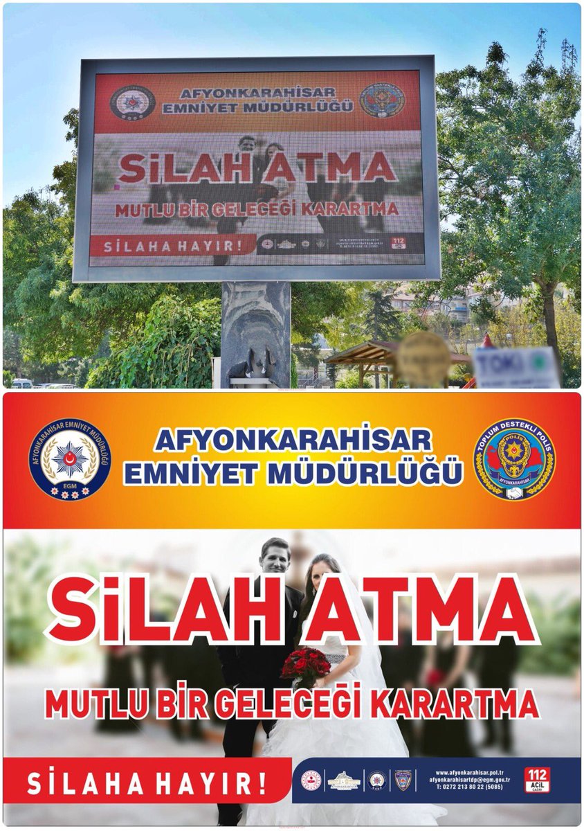 Afyonkarahisar'da Düğün ve Etkinliklerde Silah Atmaya Karşı Uyarı