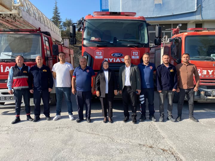 İtfaiye Haftası Afyonkarahisar'da Kutlandı: Başkan Kılınçarslan İtfaiyecileri Ziyaret Etti