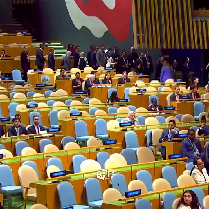 Netanyahu'nun Konuşacağı Salonun Son Hali Paylaşıldı