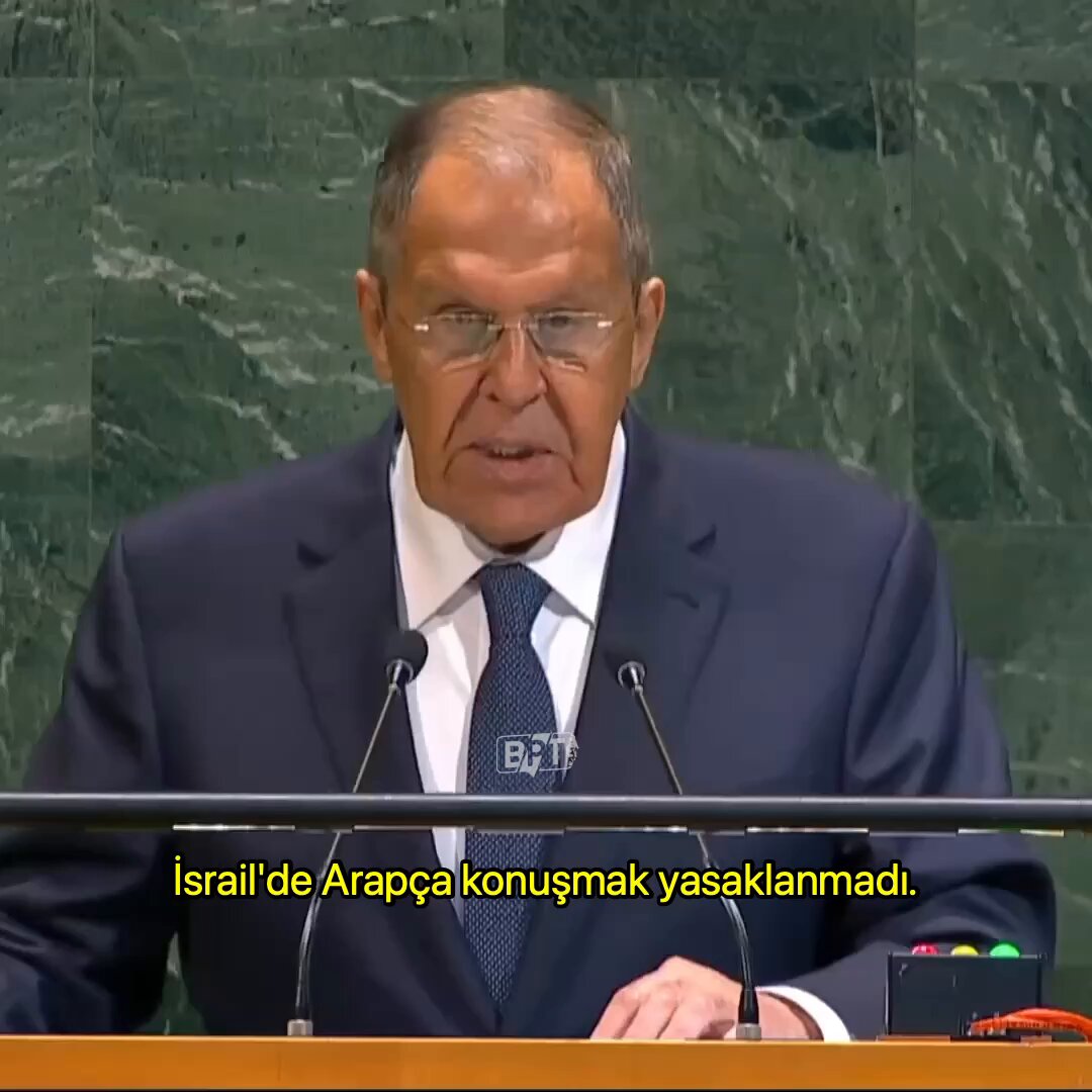 Lavrov: İsrail'de Arapça Yasaklanmadı, Ukrayna'da Rusça Yasaklandı