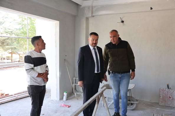Sandıklı Hüdai Termal Kaplıcaları'nda Yenileme Çalışmaları Sürüyor
