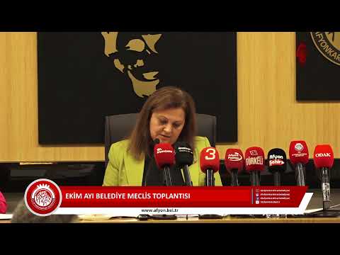 Afyonkarahisar Belediye Meclisi 2025 Ekim Ayı Toplantısını Gerçekleştirdi