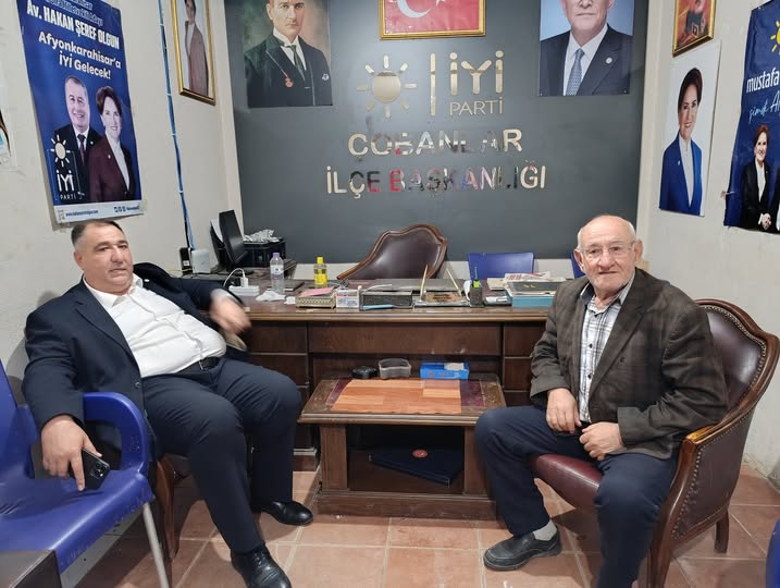 İYİ Parti Afyonkarahisar İl Başkanı Mısırlıoğlu, Çobanlar'da Kongre Hazırlıklarını Görüştü