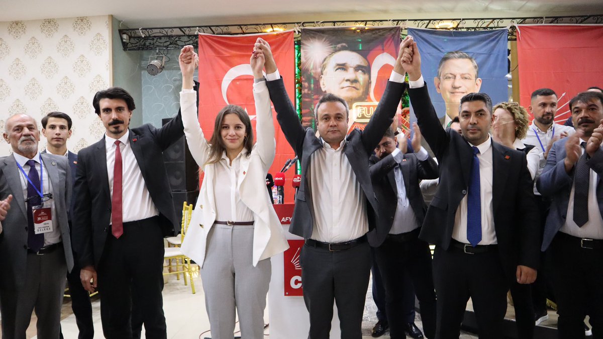 CHP Afyonkarahisar'da İlçe Kongreleri Tamamlandı, Yeni Yönetim Göreve Başladı
