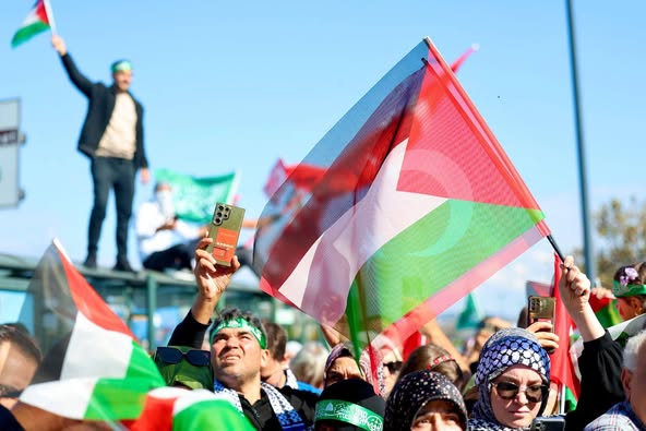 Afyonkarahisar'da Gazze İçin Dayanışma Yürüyüşü
