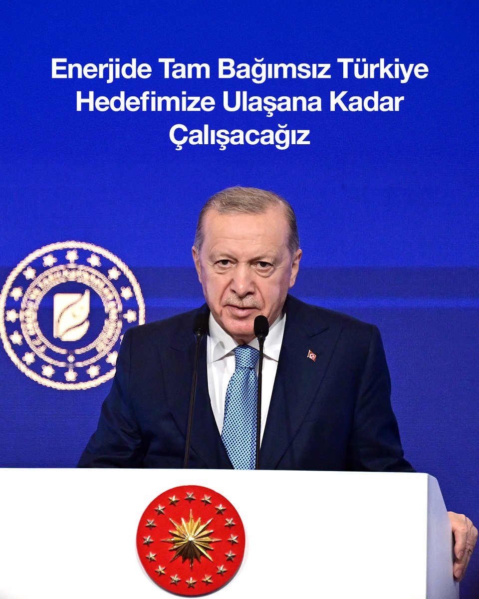 Cumhurbaşkanı Erdoğan: Enerjide Tam Bağımsız Türkiye Hedefi İçin Çalışmalar Sürecek