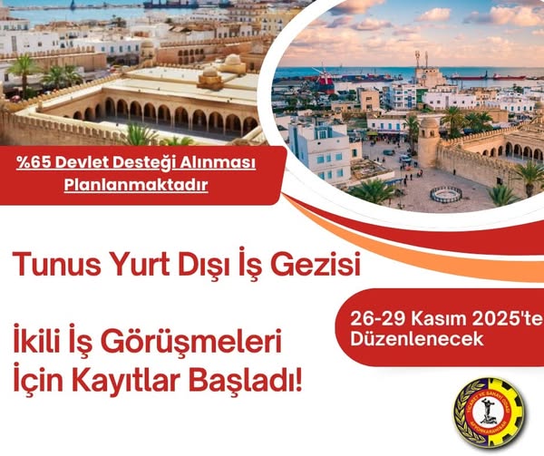 Afyonkarahisar TSO, Tunus'ta Doğaltaş ve İnşaat Sektörü İçin İş Gezisi Düzenliyor