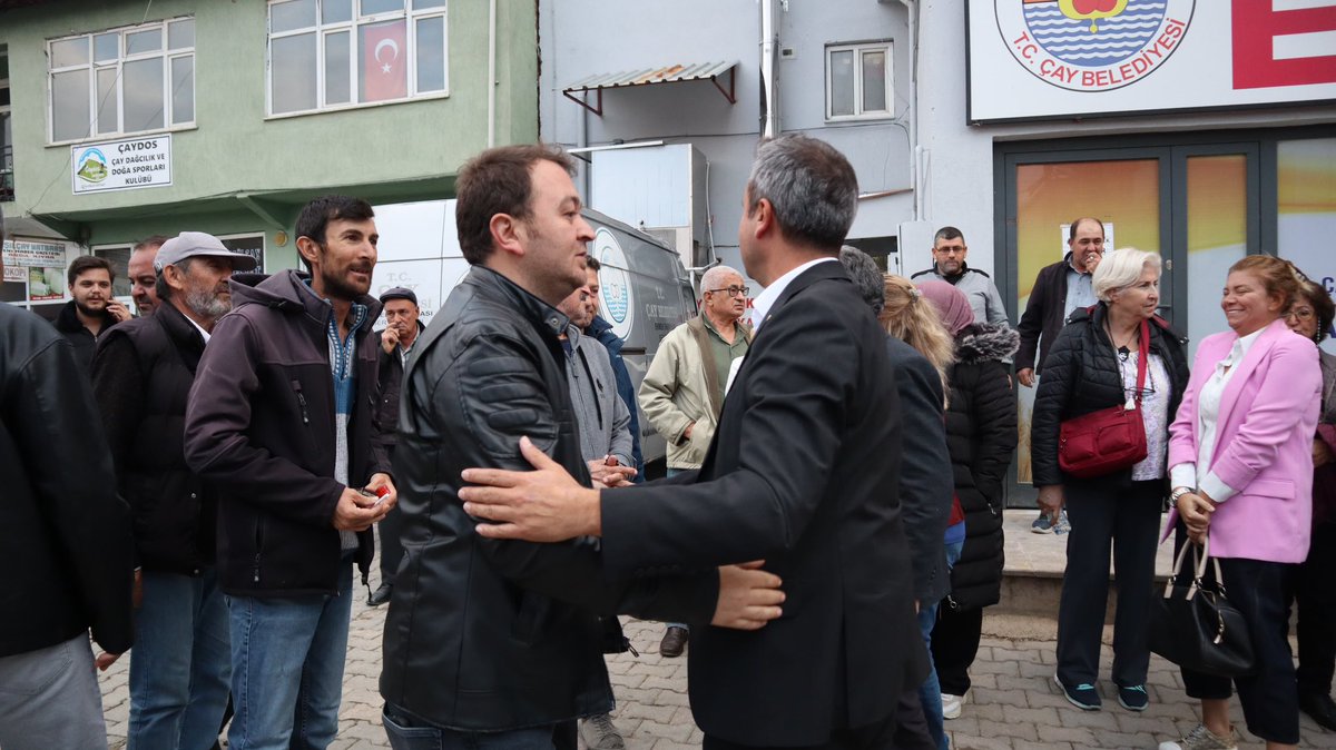 CHP Afyonkarahisar İl Başkanı Faruk Duha Erhan'dan Çay İlçe Başkanlığına Ziyaret