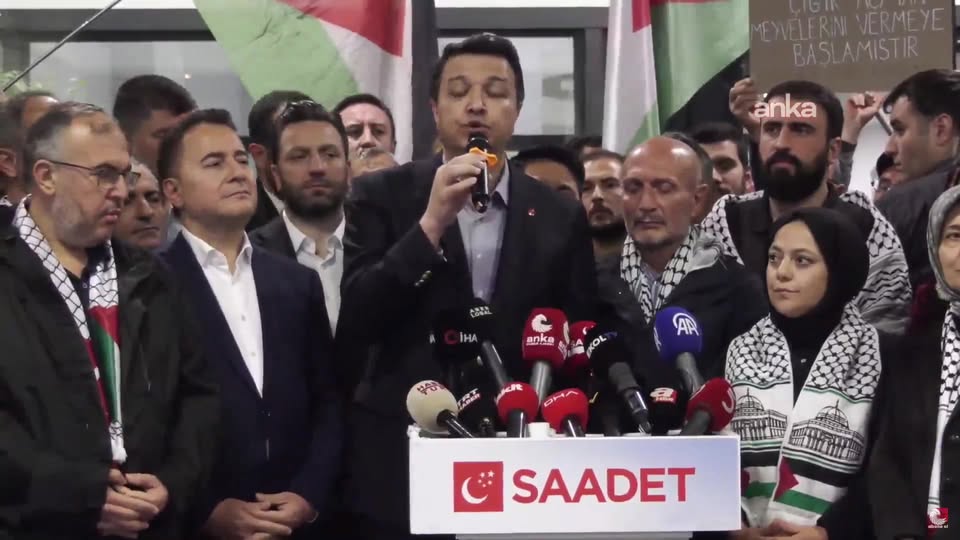 Saadet Partisi Afyonkarahisar İl Başkanlığı, İsrail Tarafından Gözaltına Alınan Milletvekillerini Karşılıyor