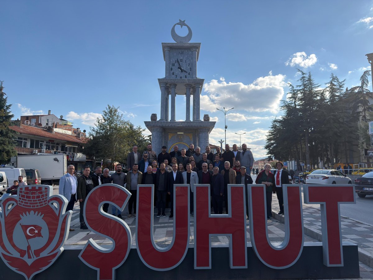CHP Afyonkarahisar İl Başkanı Faruk Duha Erhan, Şuhut İlçe Teşkilatını Ziyaret Etti
