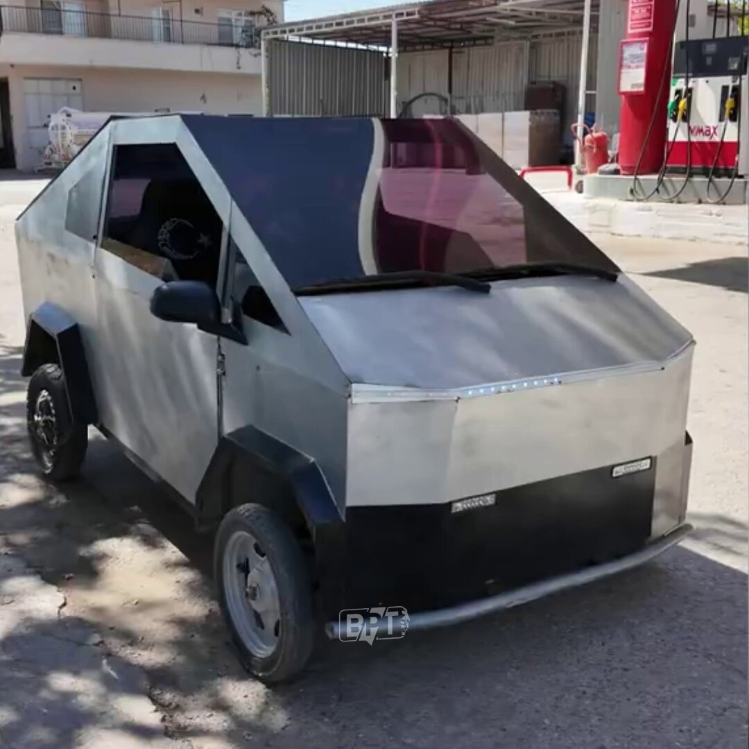 Denizlili Girişimci 75 Bin TL'ye Kendi Cybertruck'ını Üretti