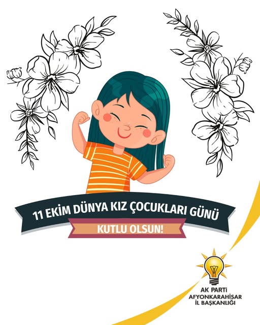 Afyonkarahisar'da 11 Ekim Dünya Kız Çocukları Günü Kutlandı