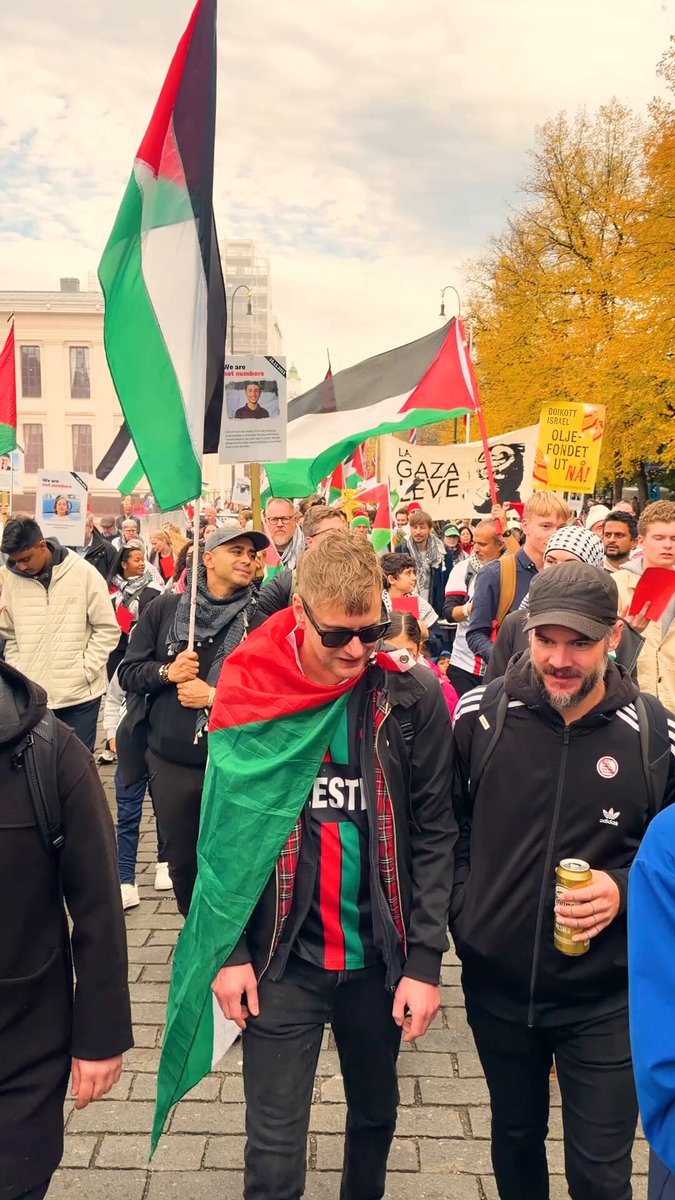 Norveç'te İsrail Maçı Öncesi Protesto Gösterileri