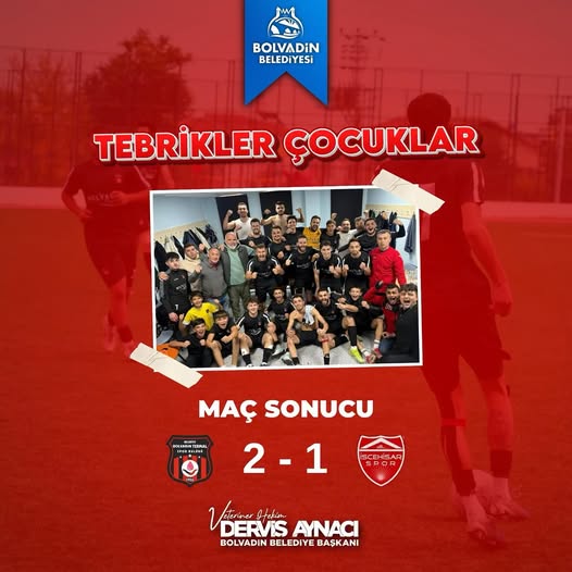 Bolvadin Termal Spor, İscehisar Spor'u 2-1 Mağlup Etti
