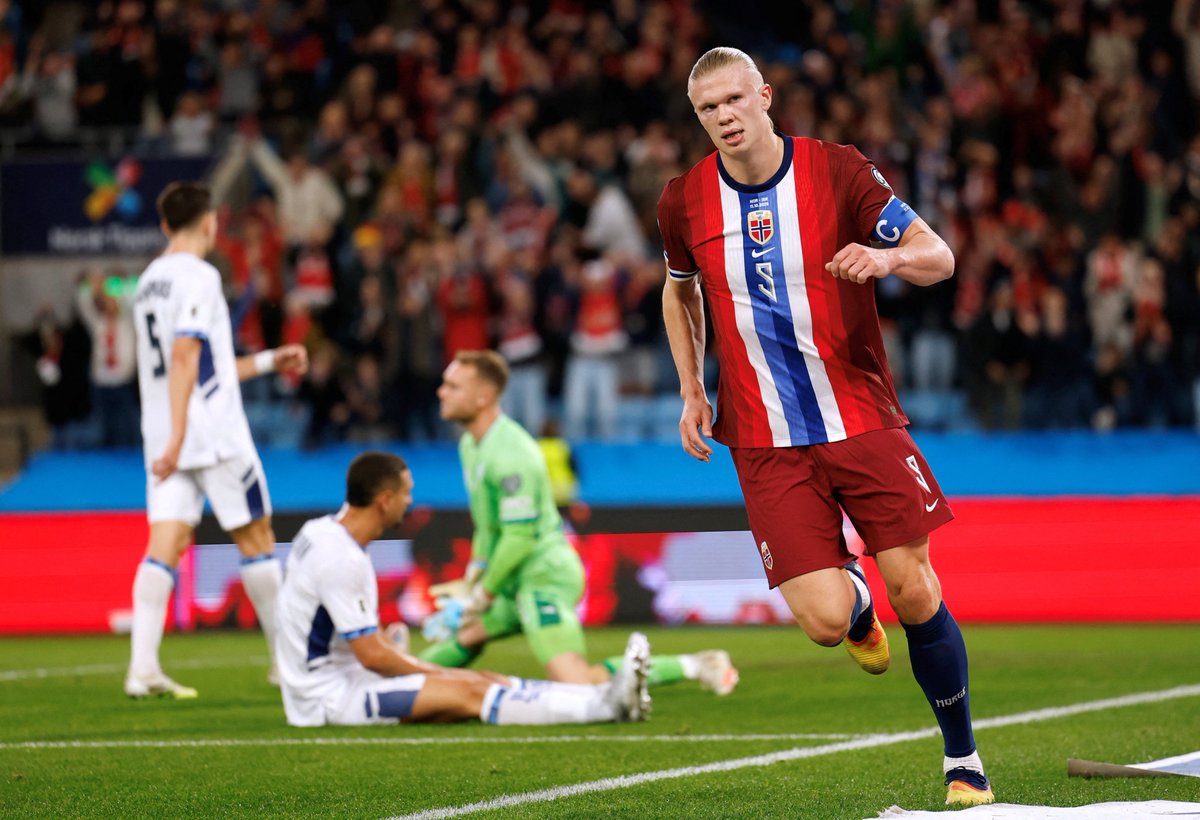 Erling Haaland'tan Norveç Milli Takımı'na Hat Trick Performansı