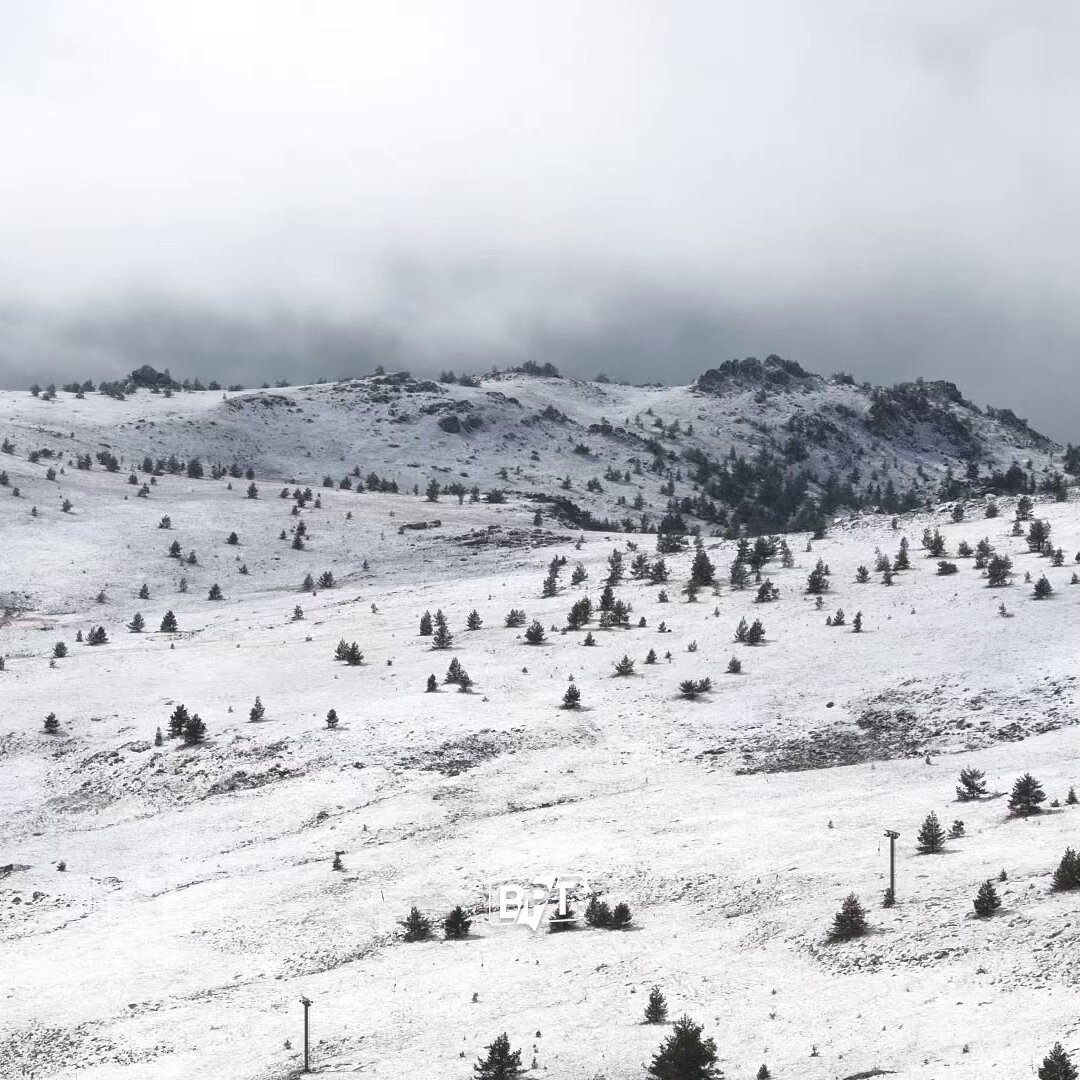 Bolu'nun Yüksek Kesimlerinde Kar Etkisi: Beyaz Örtü Manzarası