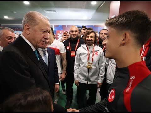 Türkiye A Millî Takımı'nın Gürcistan Galibiyeti Cumhurbaşkanı Erdoğan Tarafından Tebrik Edildi