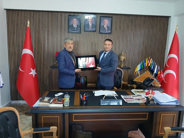 MHP Afyonkarahisar İl Başkanı Ahmet Kahveci, Giyimciler Odası Yönetimini Ağırladı
